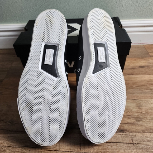 Like New Men’s Converse Jack Purcell Leather Sneakers Black/White Size 11.5 - Picture 10 of 10